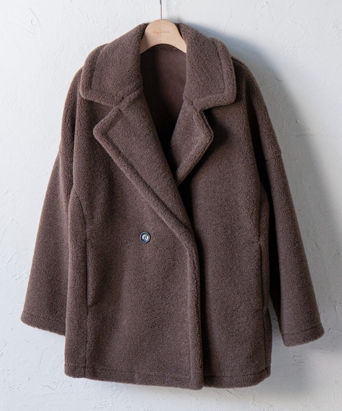 「DOUX ARCHIVES」 コート 38 ブラウン レディース_画像5