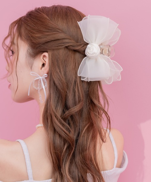 ●ヘアリボン　専用 マルチWAYバイカラーヘアリボン[SMA4-2RC075]｜URBAN RESEARCH