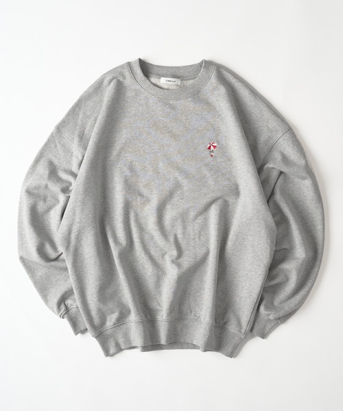 【お気にいる】 トレーナー ONCILY スウェット SWEAT VOLUME LOGO ONE-POINT トップス