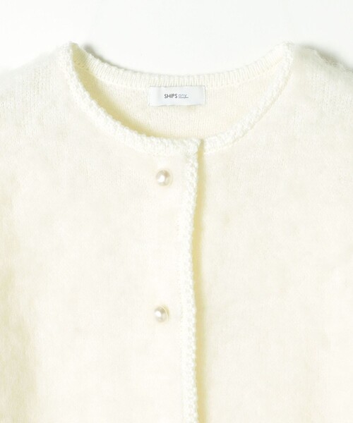 「SHIPS any」 ニットカーディガン ONE SIZE ライトグレー レディース_画像5