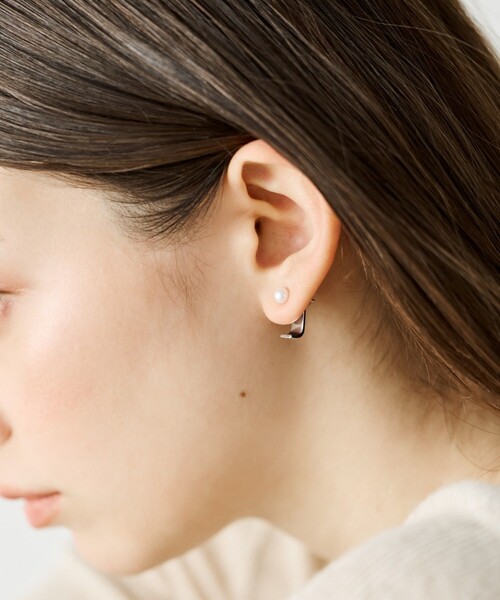 ete（エテ） ピアス 「レイヤード」 パール マルチ ピアス レディース