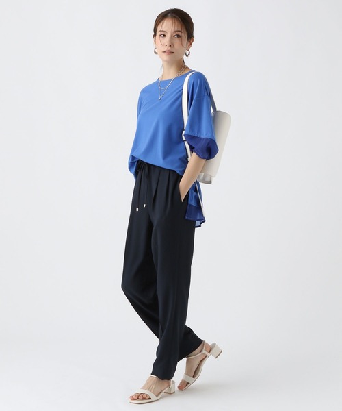 tシャツ 2WAY ドレープ プルオーバー ( セットアップ可 ) KINO THE KEI レディース KINO THE KEI tシャツ 2WAY ドレープ プルオーバー
