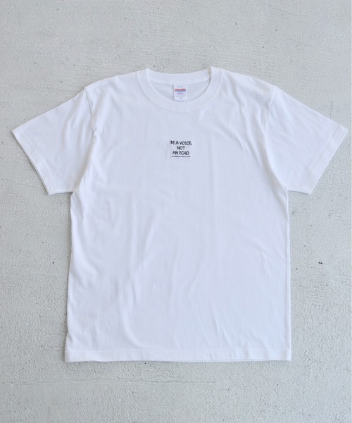 ANGIE tシャツ フロント ワンポイント 刺繍 ロゴ Tシャツ（半袖