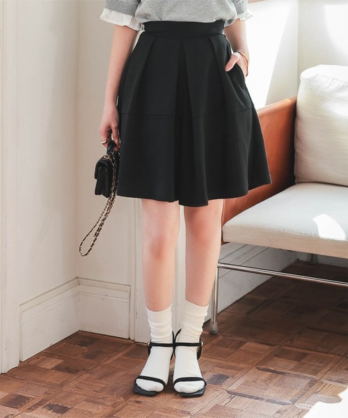 パンツ 「 低身長向けサイズ 」 ダイバーフレアキュロット レディース