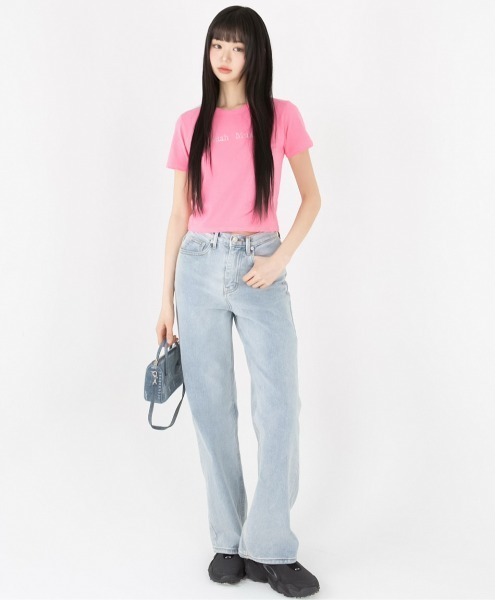 ファッション push pushデニムM ジーンズ デニム デニムパンツ A'GEM/9 × .kom 「muah muah