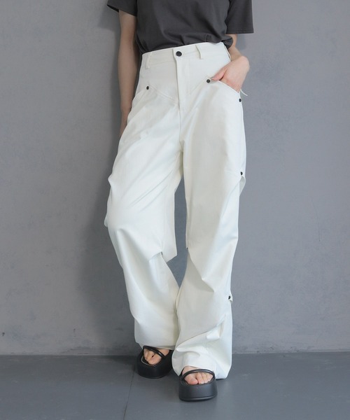 cheriella ワイドパンツ スラックス パンツ 「cheriella」ハイウエスト
