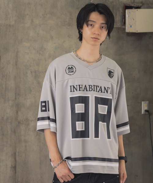 inhabitant（インハビタント） tシャツ 「INHABITANT」ビッグ