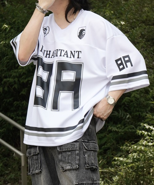 inhabitant（インハビタント） tシャツ 「INHABITANT」ビッグ