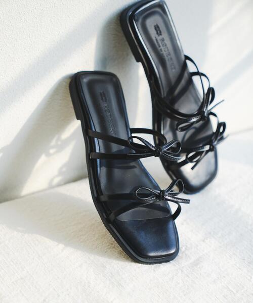 RODE SKO（ロデスコ） サンダル 「MADE IN JAPAN」ダブルリボン