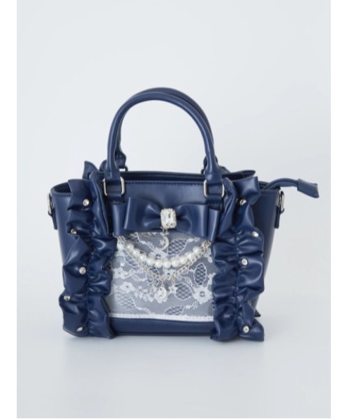 Ank rouge　確定ファンサのおまじないbag 青　特大　痛バ　地雷チャン Ank Rouge（アンクルージュ） トートバッグ 「痛バ」確定ファンサの