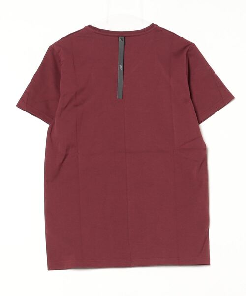 「wjk」 半袖Tシャツ MEDIUM バーガンディー メンズ