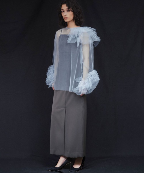 GIRL DRESS FOR NOW ドレス ブルーミングチュールドレス 2点セット