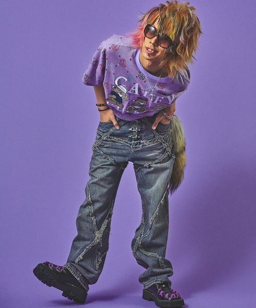 ガルフィー メンズ レディース 半袖 Tシャツ 魔改造紋紋Tシャツ 大きいサイズ カジュアル ゆったり ガルフィ 男女兼用 ユニセックス GALFY od ‥ GALFY tシャツ 「GALFY/ガルフィー」魔改造紋紋Tシャツ メンズ
