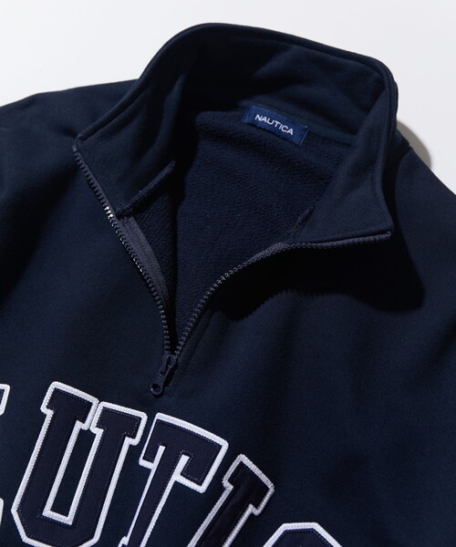 「NAUTICA」 スウェットカットソー SMALL ブラウン メンズ