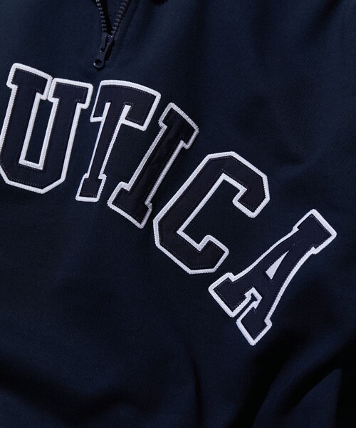 「NAUTICA」 スウェットカットソー SMALL ブラウン メンズ