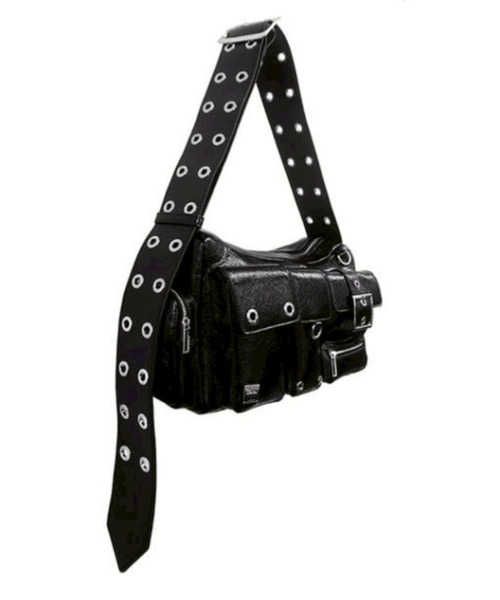 [BLACKPURPLE] Fortress Bag ★大人気★ BLACKPURPLE ショルダーバッグ 「BLACK PURPLE」Fortress Bag