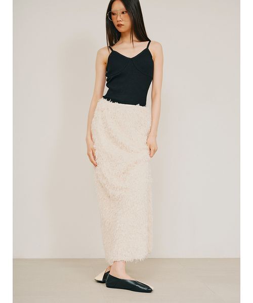 null.（ヌル） スカート フェザースリットスカート : ZOZOTOWN Yahoo
