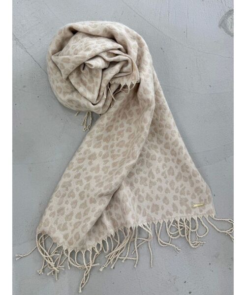 ゆ*ぺ様 ハグオーワーレオパードpt.ストール MERCURYDUO（マーキュリーデュオ） ストール マフラー レオパード