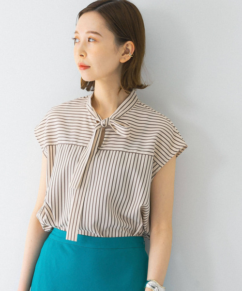 「URBAN RESEARCH ROSSO WOMEN」 ノースリーブブラウス FREE ベージュ系その他 レディース