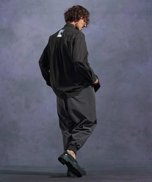 Jih Nunc（ジーヌンク） ワイドパンツ パンツ mp13898-TRストレッチ