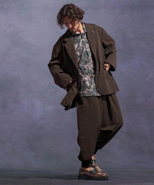 Jih Nunc（ジーヌンク） パンツ mp13898-TRストレッチバルーン