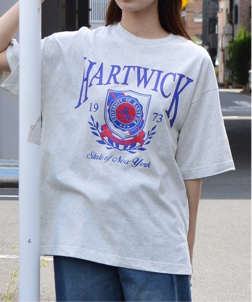 tシャツ 「spiritoso」HARTWICKカレッジロゴ ピグメントTシャツ レディース | spiritoso | 06