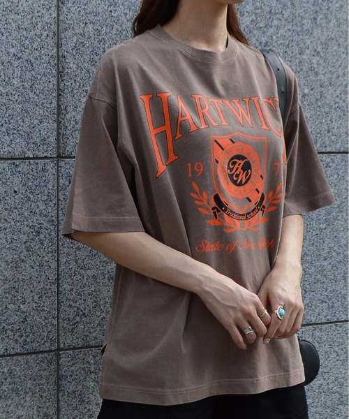 tシャツ 「spiritoso」HARTWICKカレッジロゴ ピグメントTシャツ レディース | spiritoso | 10