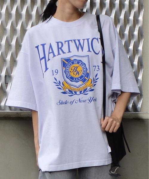 tシャツ 「spiritoso」HARTWICKカレッジロゴ ピグメントTシャツ レディース | spiritoso | 17