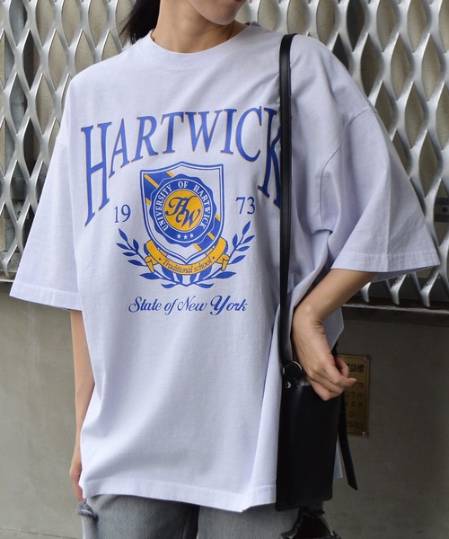 tシャツ 「spiritoso」HARTWICKカレッジロゴ ピグメントTシャツ レディース | spiritoso | 20