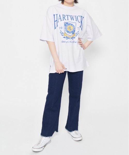 tシャツ 「spiritoso」HARTWICKカレッジロゴ ピグメントTシャツ レディース | spiritoso | 22