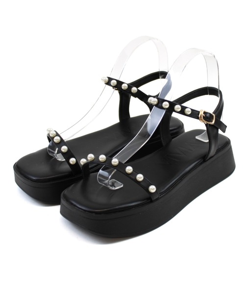 「VIVIAN」 フラットサンダル L アイボリー レディース_画像3