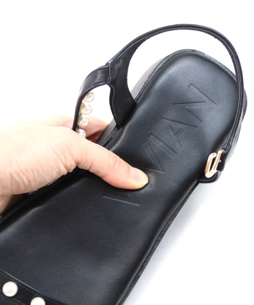 「VIVIAN」 フラットサンダル L アイボリー レディース_画像8