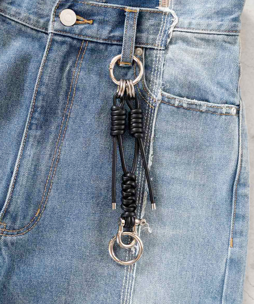 SENTI（センティ） キーホルダー センティ / LEATHER BRAID KEY RING
