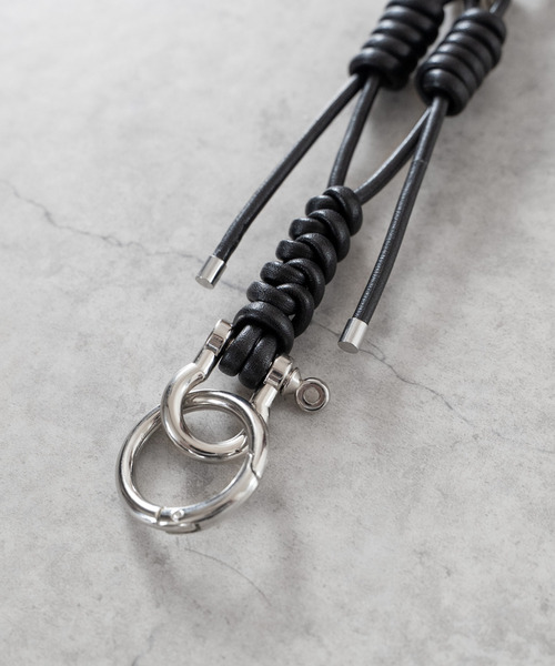 SENTI（センティ） キーホルダー センティ / LEATHER BRAID KEY RING