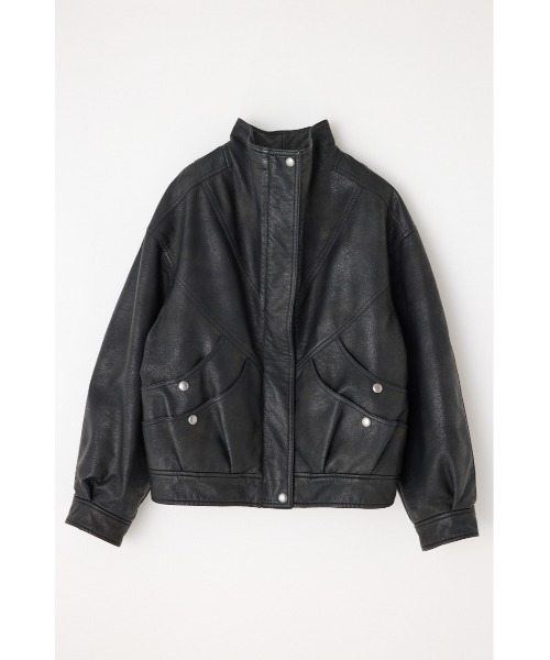 LAGUA GEM（ラグアジェム） ブルゾン アウター STAND NECK FAUX