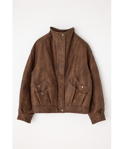 LAGUA GEM フライトジャケット オーバーレザーブルゾン LAGUA GEM フライトジャケット オーバーレザーブルゾン 楽天市場