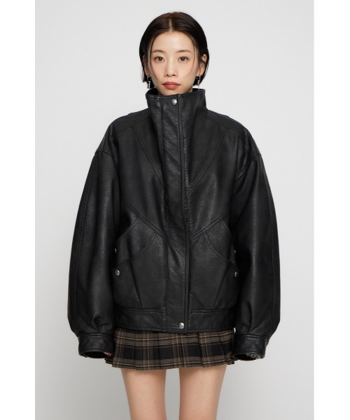 ラグアジェムヴィンテージジャケット美品 LAGUA GEM（ラグアジェム）の「【追加生産】フェイクレザー