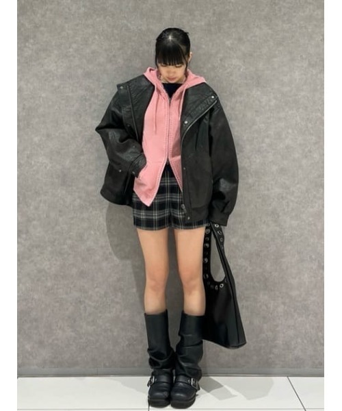 LAGUA GEM（ラグアジェム） ブルゾン アウター STAND NECK FAUX