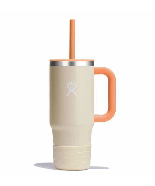 【ラテ様】HydroFlask ピンク マグカップ ストロー付き HYDRO FLASK 水筒 Hydro Flask/ハイドロフラスク 24oz Kids