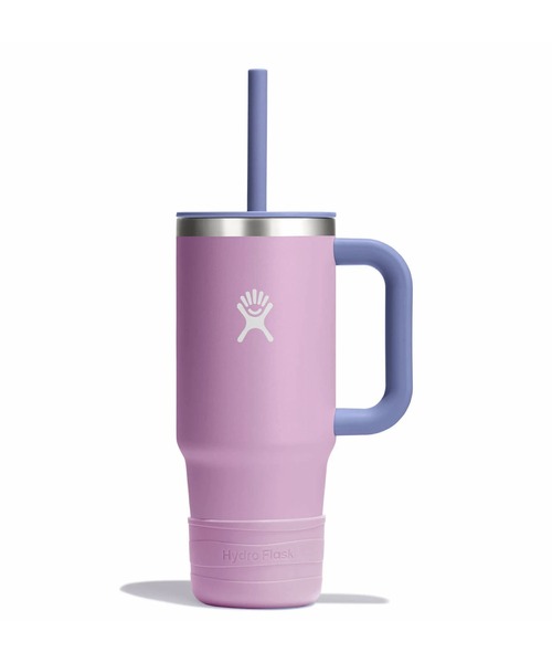 【ラテ様】HydroFlask ピンク マグカップ ストロー付き HYDRO FLASK 水筒 Hydro Flask/ハイドロフラスク 24oz Kids