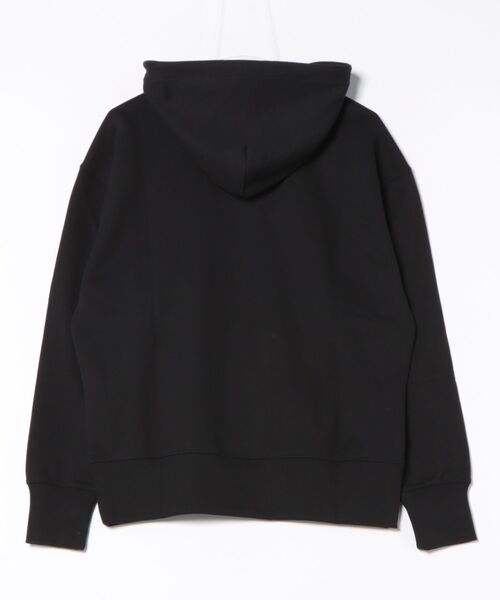 MSGM ブラック パーカー プリント M MSGM（エムエスジーエム） パーカー プルオーバー スウェット メンズ