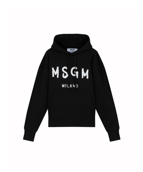 パーカー MSGM ブラッシュロゴ パーカー「Basic Color」 メンズ