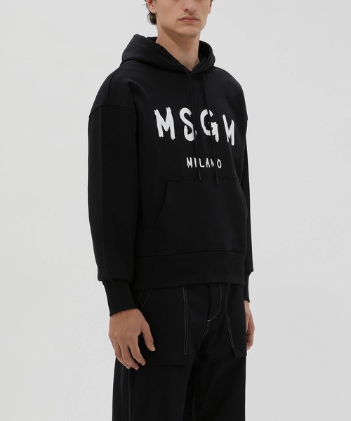 MSGM（エムエスジーエム） パーカー ブラッシュロゴ パーカー「Basic