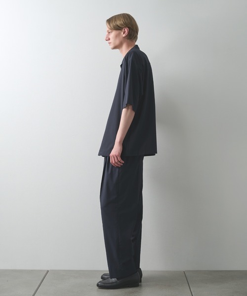 スラックス 「STUDIOUS」ワイドテーパードパンツ メンズ