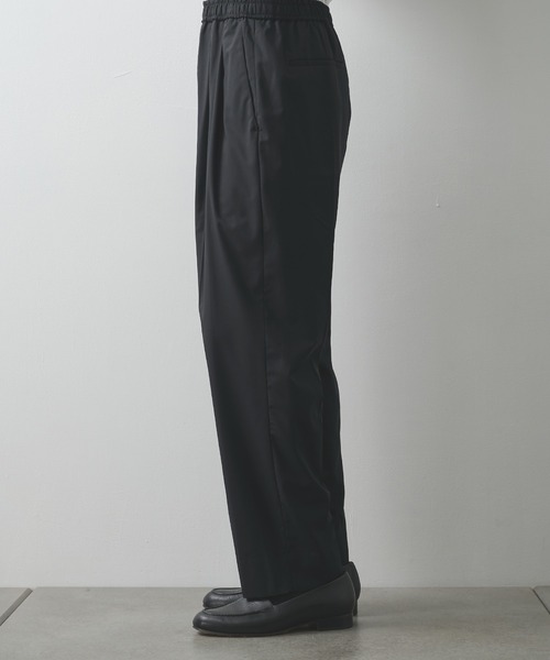 スラックス 「STUDIOUS」ワイドテーパードパンツ メンズ
