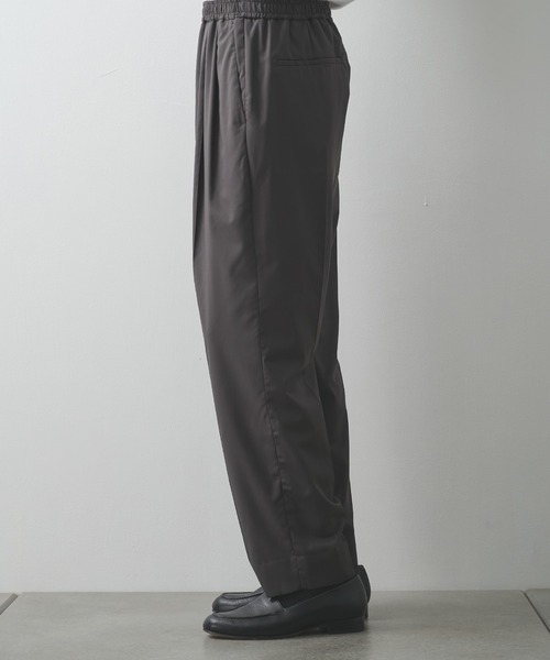 スラックス 「STUDIOUS」ワイドテーパードパンツ メンズ