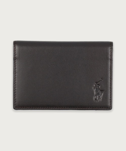 POLO RALPH LAUREN パスケース カーフレザー IDパス/カード