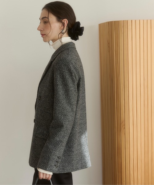 ANGIE ジャケット テーラードジャケット 「S/Mサイズ展開」ツイード
