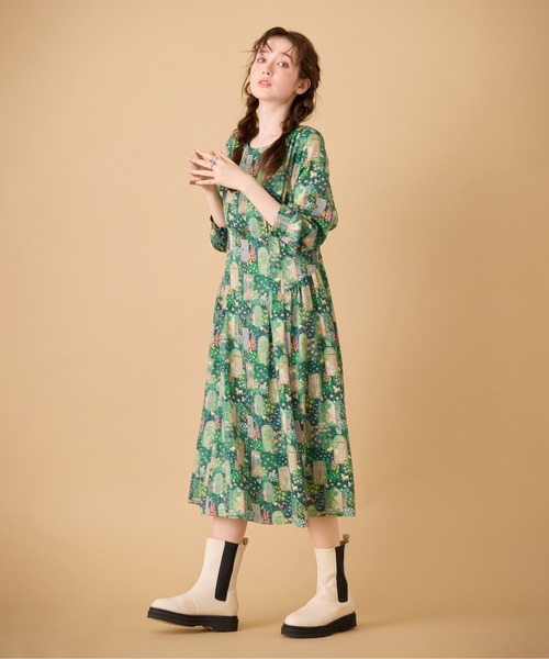 ジョリープッペ（Jolly Poupee）/【22fabric】シークレットガーデン/ ワンピース Jolly Poupee ワンピース 「22fabric」シークレットガーデン