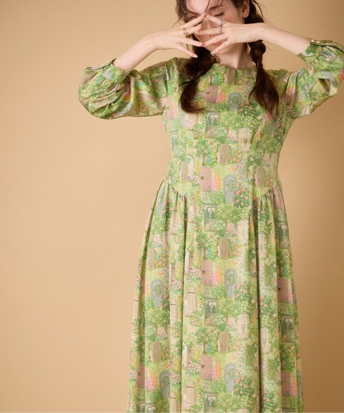 Jolly Poupee ワンピース 「22fabric」シークレットガーデン